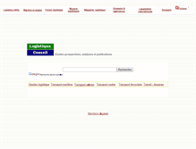 Tablet Screenshot of logistiqueconseil.org
